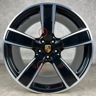 Porsche Felgen Cayenne Coupe E3 22" Original Sport Classic Turbo S GTS Hybrid - Bild 6