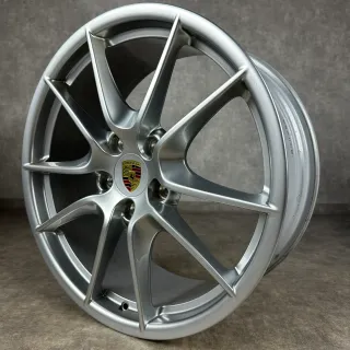 Original Porsche 991.1 20" Carrera SIII Felgen Silber S C2 2S ET70 Top - Bild 7