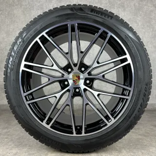 Winterräder Porsche Cayenne Coupé E3-II 21" Original RS Spyder Felgen 9Y0044633C S E-Hybrid Turbo TOP - Bild 6