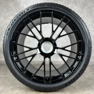 Winterräder Porsche 992.2 20+21 Zoll Original Turbo S Zentralverschluss Felgen 992601025DT 992601025EA - Bild 5