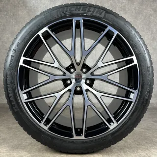 Sommerräder Porsche Macan III 21" Original RS Spyder Felgen T S GTS TOP 95B044669H - Bild 6