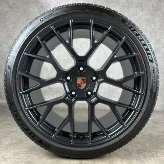 Winterräder Porsche 992.2 20/ 21" Original RS Spyder Design Felgen 992044631H TOP - Bild 3