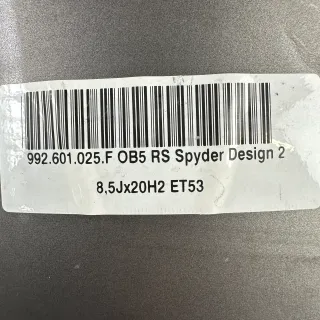 Porsche 992.1 Felgen 20" + 21" RS Spyder Carrera S C2 2S 4 4S Targa GTS Original - Bild 10