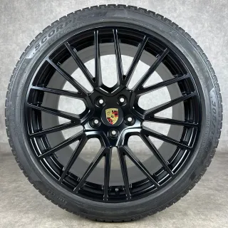 Winterräder Porsche Cayenne E3 21" Original RS Spyder Felgen Turbo GTS 9YA 9Y0044610S - Bild 5
