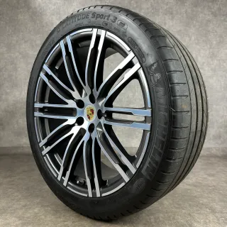 Sommerräder Porsche Macan Felgen 21" Original Turbo III Rad S GTS 95B601025AT 95B601025BA - Bild 7