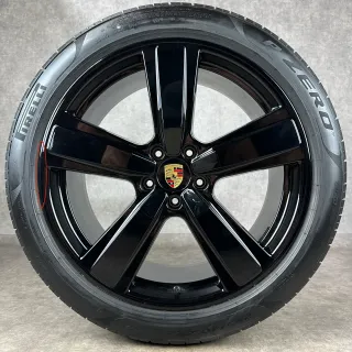 Sommerräder Cayenne E3-II 22" Original Exclusive Design Felgen Turbo 9Y0044663R - Bild 3