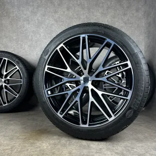 Sommerräder Porsche Macan III 21" Original RS Spyder Felgen T S GTS TOP 95B044669H - Bild 1