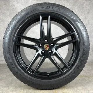 Winterräder Porsche Macan II 20" Original Turbo GTS S Felgen 95B044642F Schwarz - Bild 4