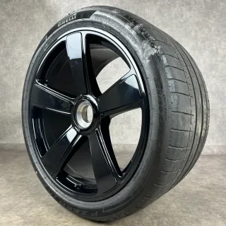 Sommerräder Porsche 992.2 20+21 Zoll Original Sport Classic Zentralverschluss Felgen 992601025AP 992601025EC - Bild 8