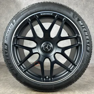 Original Mercedes G63 AMG Winterräder Felgen 22" Kreuzspeiche A4634012000-7X71 G-Klasse W463 W465 - Bild 5