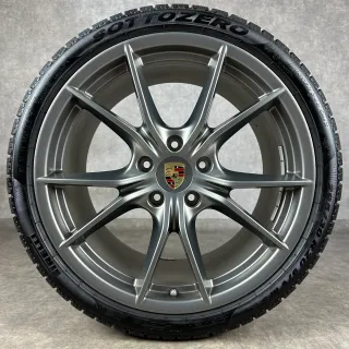 Winterräder Porsche 991.2 20" Original Carrera SIV C4 4S TARGA TURBO Platinum - Bild 4