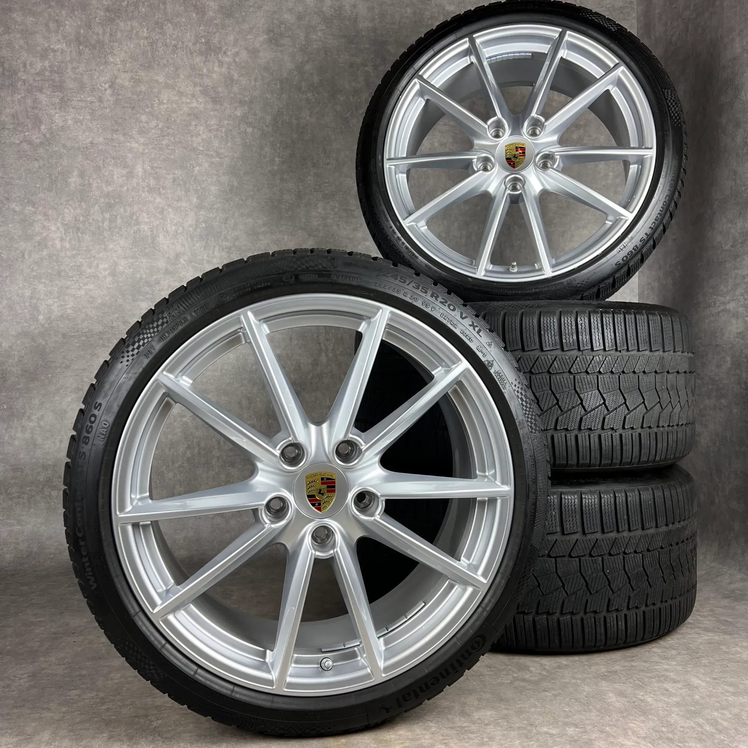 Porsche 992.1 Winterräder 20"/21" Original Carrera S Felgen C4 4S GTS 992044602B - Bild 1