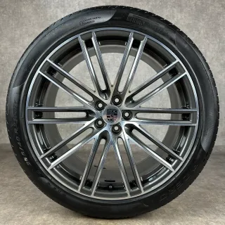 Sommerräder Porsche Macan II + III 21" Original Turbo IV Rad Felgen GTS NEUWERTIG - Bild 6