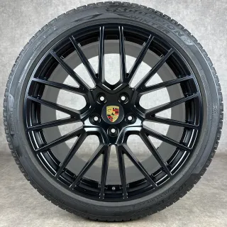 Winterräder Porsche Cayenne E3 21" Original RS Spyder Felgen Turbo GTS 9YA 9Y0044610S - Bild 4
