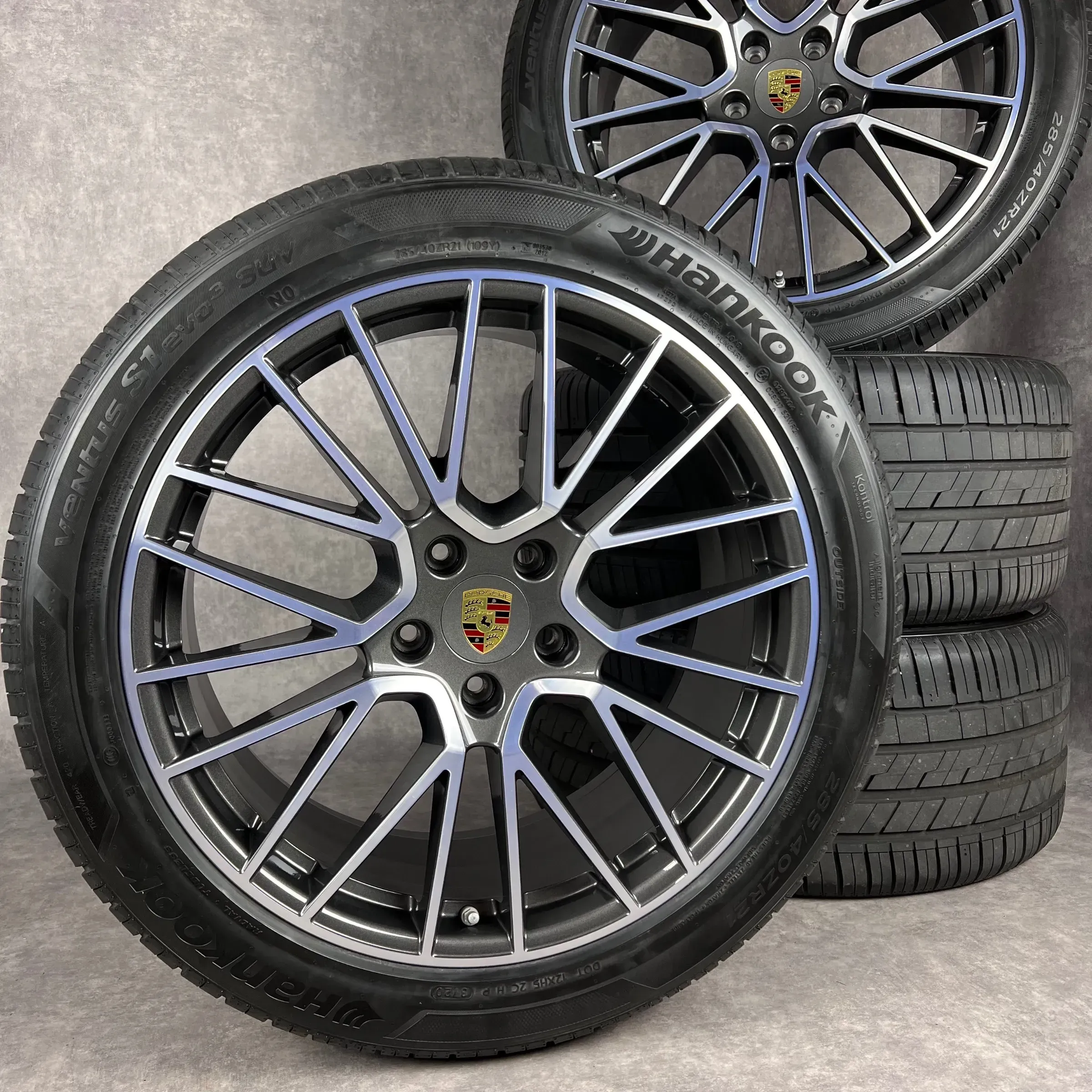 Sommerräder Porsche Cayenne 21" Original RS Spyder Felgen Turbo S GTS E3 9Y0 - Bild 1