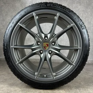 Winterräder Porsche 991.2 20" Original Carrera SIV C4 4S TARGA TURBO Platinum 99104460126 - Bild 5