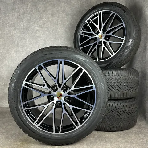 Background image for Winterräder Porsche Cayenne Coupé E3-II 21" Original RS Spyder Felgen 9Y0044633C S E-Hybrid Turbo TOP