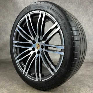 Sommerräder Porsche Macan Felgen 21" Original Turbo III Rad S GTS 95B601025AT 95B601025BA - Bild 8