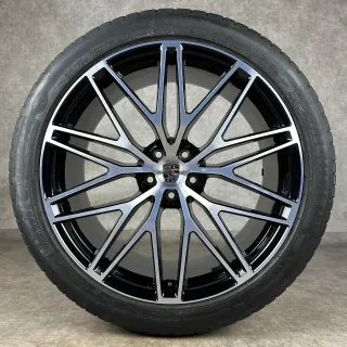 Sommerräder Porsche Macan III 21" Original RS Spyder Felgen T S GTS TOP 95B044669H - Bild 3