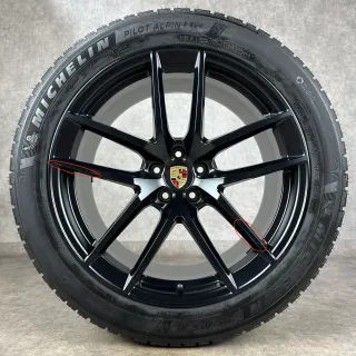 Winterräder Porsche Macan III 20" Original S Rad Felgen Turbo GTS S  T schwarz TOP 95B044650E - Bild 6