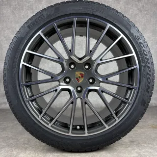 Winterräder Porsche Cayenne Coupe E3 Original 21" RS Spyder Felgen Turbo GTS 9YB NEU 9Y0044630H - Bild 3