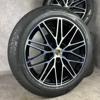 Winterräder Porsche Cayenne Coupé E3-II 21" Original RS Spyder Felgen 9Y0044633C S E-Hybrid Turbo TOP - Bild 2