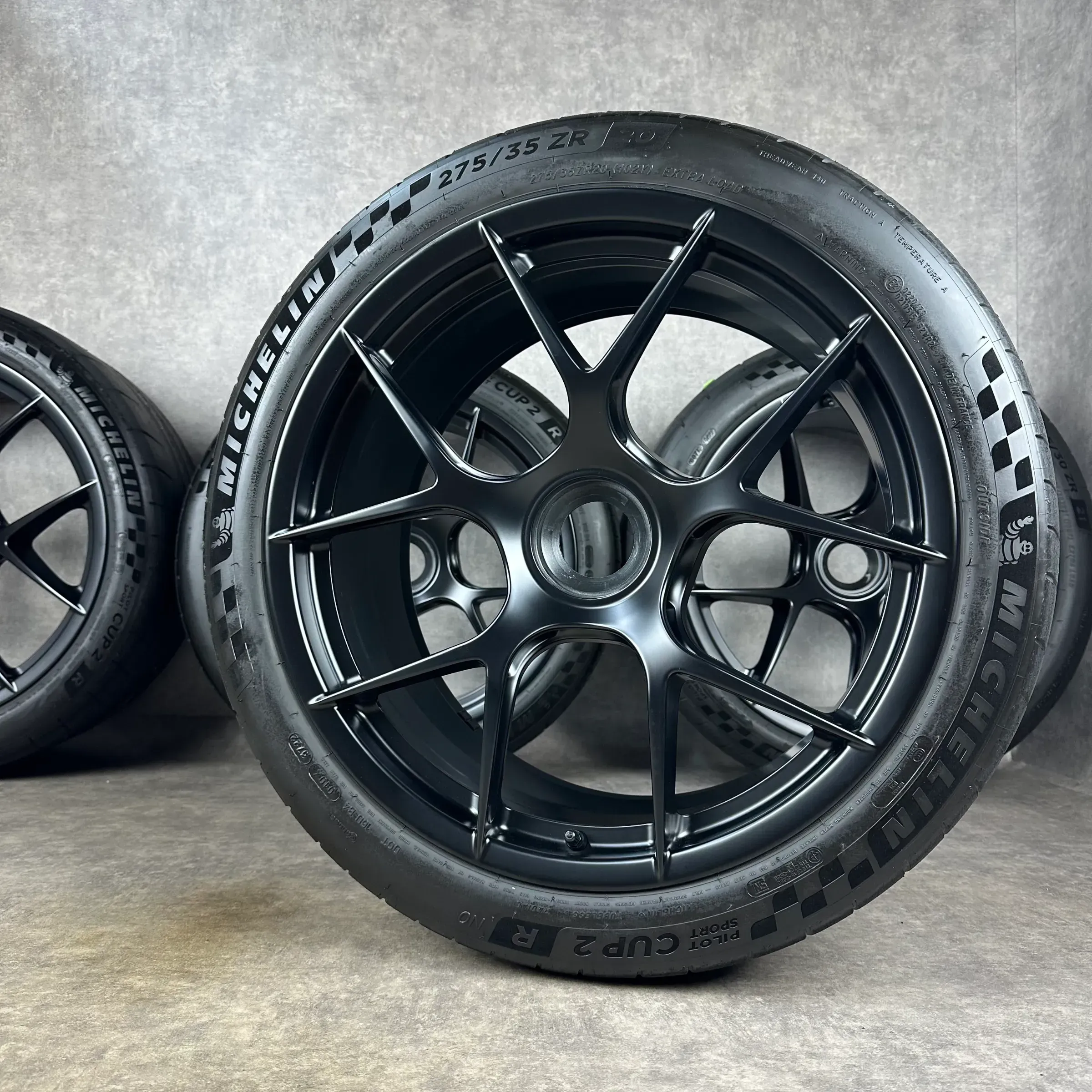 Porsche 992 GT3 RS Felgen 20/21" Schwarz seidenglanz Original ZV Magnesium 992044681CL - Bild 1