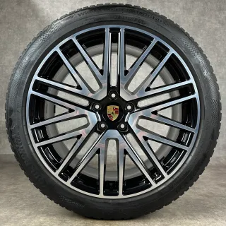 Winterräder Porsche Cayenne E3-2 22" Original Turbo V Felgen 9Y0044663T NC0 GTS S HYBRID - Bild 6