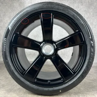 Sommerräder Porsche 992.2 20+21 Zoll Original Sport Classic Zentralverschluss Felgen 992601025AP 992601025EC - Bild 6