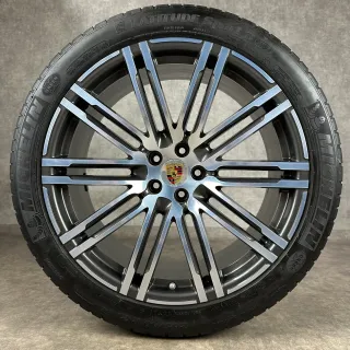 Sommerräder Porsche Macan Felgen 21" Original Turbo III Rad S GTS 95B601025AT 95B601025BA - Bild 4