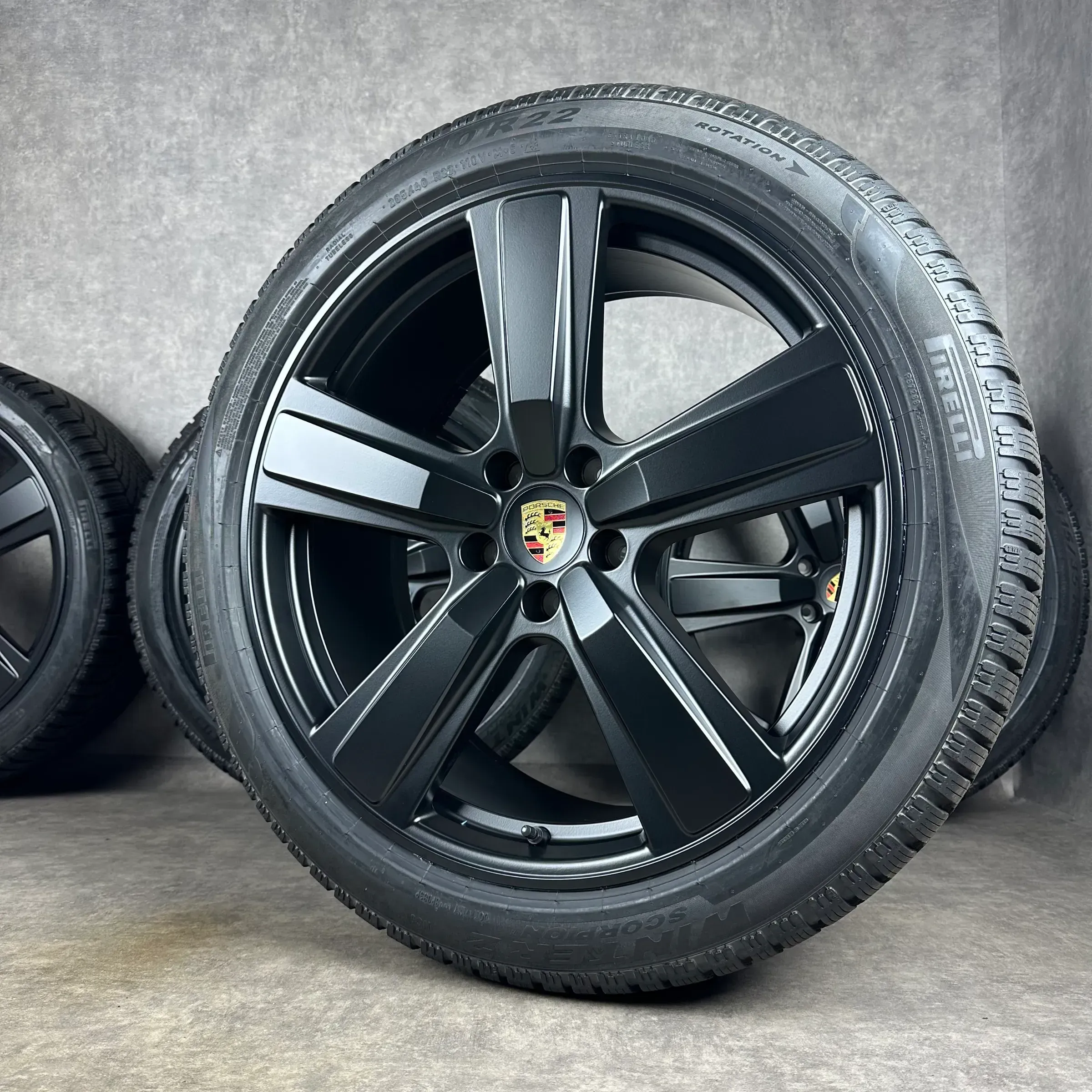 Winterräder Cayenne E3-II Coupé 22" Original Exclusive Design Felgen Turbo 9Y0044643R - Bild 1