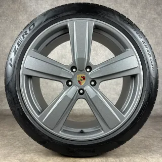Sommerräder Cayenne E3-II 22" Original Exclusive Design Felgen Turbo 9Y0044663R - Bild 4
