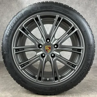 Winterräder Porsche Panamera G2 971 20" Original Exclusive Turbo GTS 4S Felgen Platinum 971044600D - Bild 5