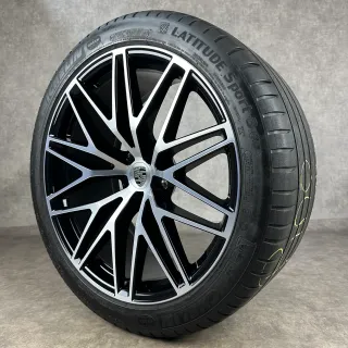 Sommerräder Porsche Macan III 21" Original RS Spyder Felgen T S GTS TOP 95B044669H - Bild 8