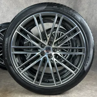 Sommerräder Porsche Macan II + III 21" Original Turbo IV Rad Felgen GTS NEUWERTIG - Bild 2