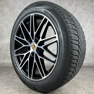 Winterräder Porsche Cayenne Coupé E3-II 21" Original RS Spyder Felgen 9Y0044633C S E-Hybrid Turbo TOP - Bild 7