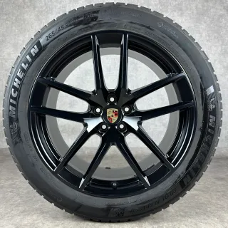 Winterräder Porsche Macan III 20" Original S Rad Felgen Turbo GTS S  T schwarz TOP 95B044650E - Bild 4