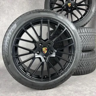 Winterräder Porsche Cayenne E3 21" Original RS Spyder Felgen Turbo GTS 9YA 9Y0044610S - Bild 1