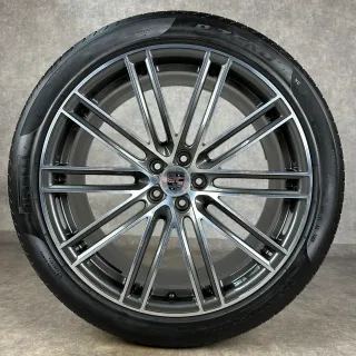 Sommerräder Porsche Macan II + III 21" Original Turbo IV Rad Felgen GTS NEUWERTIG - Bild 3