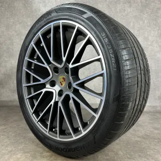Sommerräder Porsche Cayenne 21" Original RS Spyder Felgen Turbo S GTS E3 9Y0 - Bild 8
