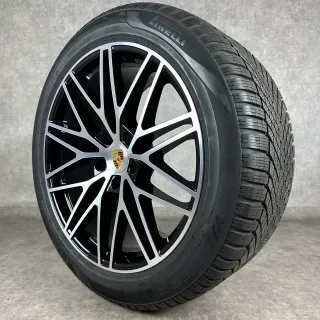 Winterräder Porsche Cayenne Coupé E3-II 21" Original RS Spyder Felgen 9Y0044633C S E-Hybrid Turbo TOP - Bild 8