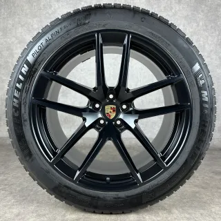 Winterräder Porsche Macan III 20" Original S Rad Felgen Turbo GTS S  T schwarz TOP 95B044650E - Bild 5