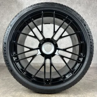 Winterräder Porsche 992.2 20+21 Zoll Original Turbo S Zentralverschluss Felgen 992601025DT 992601025EA - Bild 6