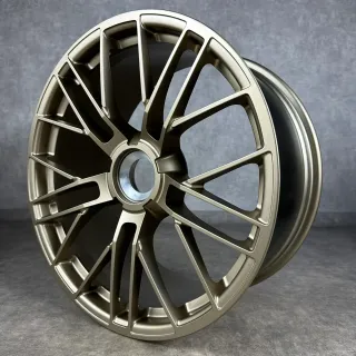 Original Porsche 992.2 20+21 Zoll Turbo S Zentralverschluss Felgen 992601025FJ 992601025FK Neodyme - Bild 8