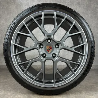 Winterräder Porsche 992.2 20/ 21" Original RS Spyder Design Felgen 992044631H TOP - Bild 6
