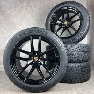 Winterräder Porsche Macan III 20" Original S Rad Felgen Turbo GTS S  T schwarz TOP 95B044650E - Bild 1
