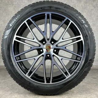 Winterräder Porsche Cayenne Coupé E3-II 21" Original RS Spyder Felgen 9Y0044633C S E-Hybrid Turbo TOP - Bild 4