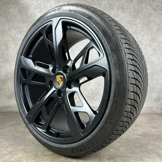 Winterräder Porsche Taycan J1 21" Original 4S Turbo S Cross Turismo Design Felgen 4S GTS Schwarz DOT24 - Bild 8