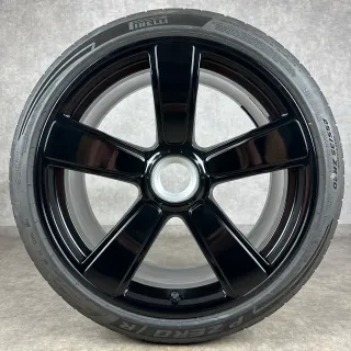 Sommerräder Porsche 992.2 20+21 Zoll Original Sport Classic Zentralverschluss Felgen 992601025AP 992601025EC - Bild 3