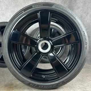 Sommerräder Porsche 992.2 20+21 Zoll Original Sport Classic Zentralverschluss Felgen 992601025AP 992601025EC - Bild 2